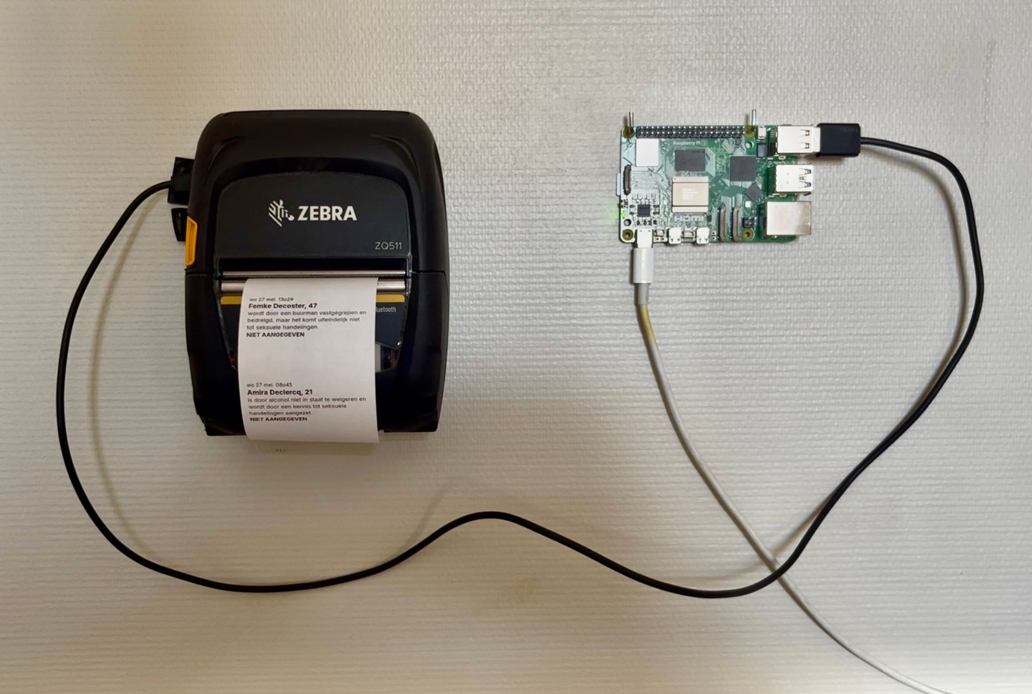 Initial printer setup