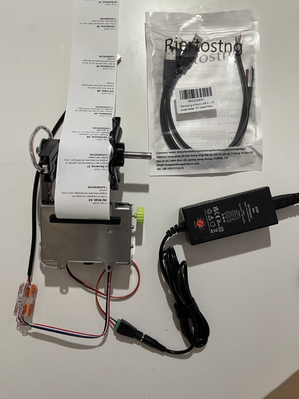 hspos printer wiring