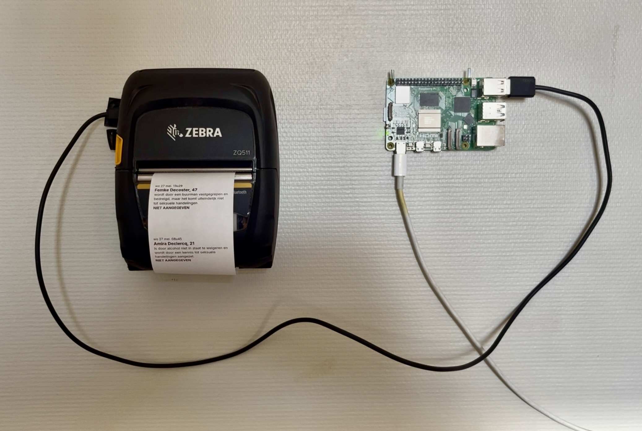 Initial printer setup
